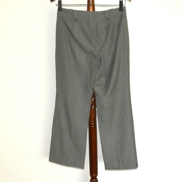 Ann Taylor gray pinstriped dress pants - Picture 7 of 8